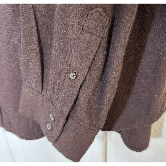 Mutual Weave Shirt Men’s Size XXL Brown Cotton Casual Button-Down Long Sleeve - Picture 3 of 13